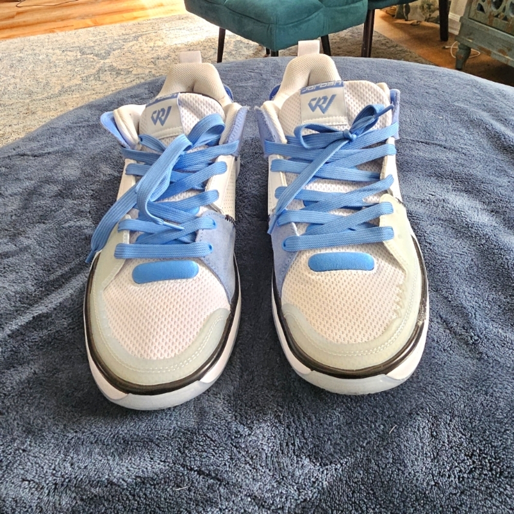 Jordan Take 5 Blue and White Athletic Sneakers Size 11